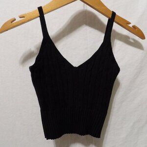 CROPPED Sweater Tank Top | L
